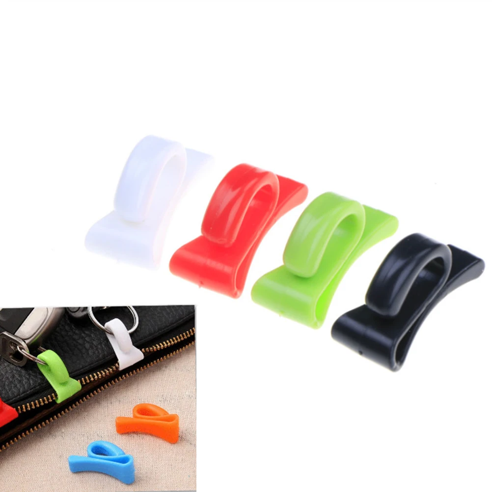 4pcs Mini Built in Bag Clip Prevention Lost Key Hook Holder colorful Bag Inside Storage clips