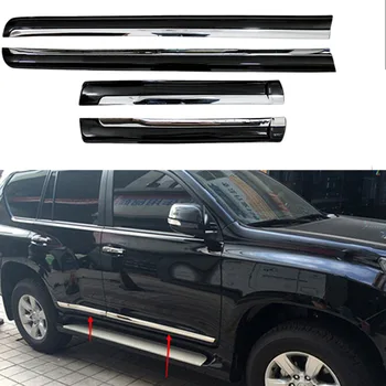 

For Toyota Land Cruiser Prado FJ150 J150 2010-2018 abs Car Accessories trims Side Door Body Molding Cover Trim 4PCS