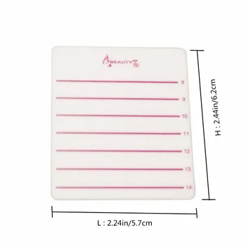 

BEAUTY7 1PCS Makeup False Eyelash Stand Holders Pads Acrylic Pallet Eyelash Extension Tools Individual Eyelashes Holder Palettes