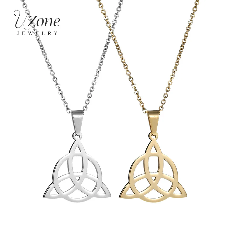 Кулон из нержавеющей стали UZone Сверхъестественное Амулет с узлом|necklace stainless steel|wolf