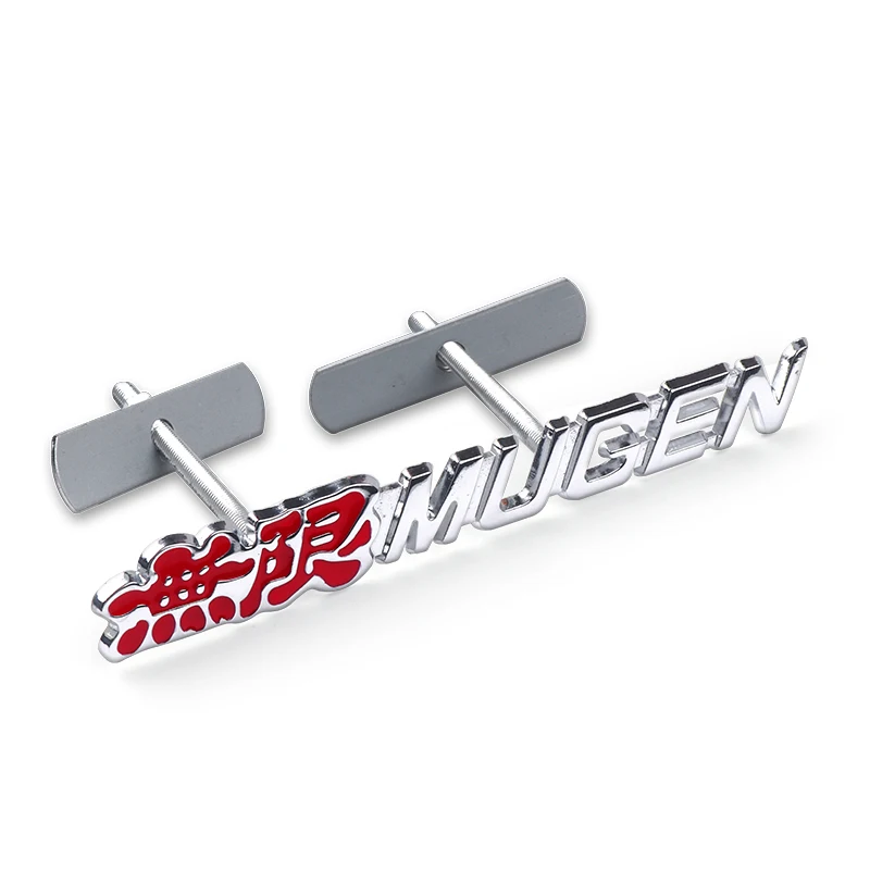 

3D Metal MUGEN Sticker Front grille Emblem Chrome Logo Rear Badge for HONDA Civic Accord S2000 CR-V Car-Styling Accessories