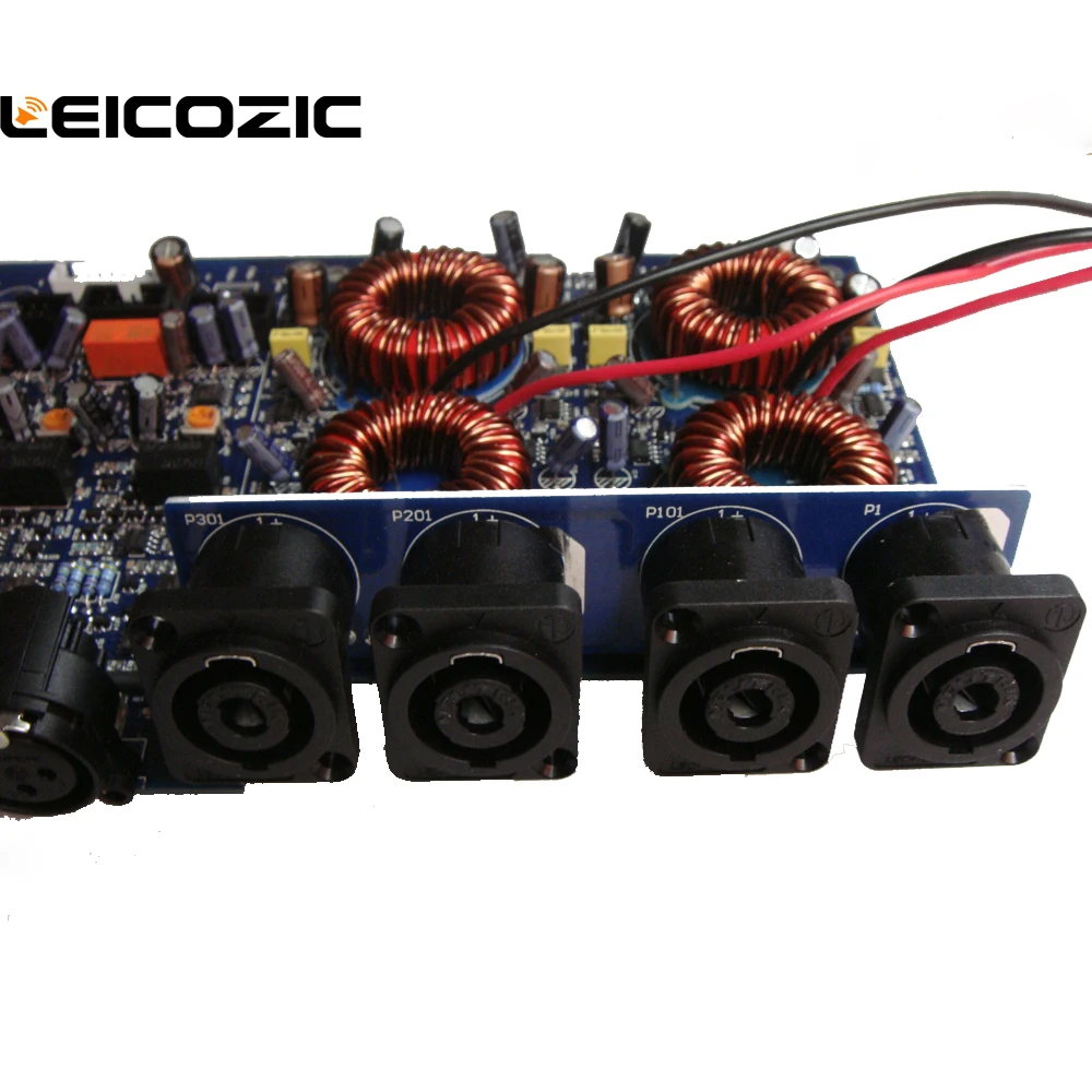 Leicozic audio amplifier input/output board for
