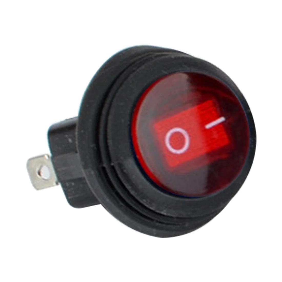 

Hot 1PC Waterproof LED 12V 20MM Rocker Switch IP65 On Off Mini Push Button Round Switch On Car Dash 3Pin LED illuminated