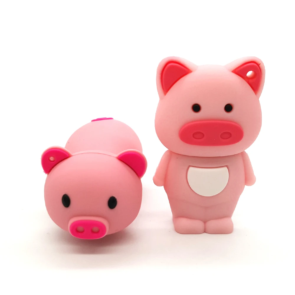 Cartoon USB 2.0 OTG Adapter Usb Flash Drive Pig Pen drive 4GB 8GB 16GB 32GB 64GB 128GB Animals U Disk Pendrives Memory Stick Cartoon USB 2.0 OTG Adapter Usb Flash Drive Pig Pen drive 4GB 8GB 16GB 32GB 64GB 128GB Animals U Disk Pendrives Memory Stick