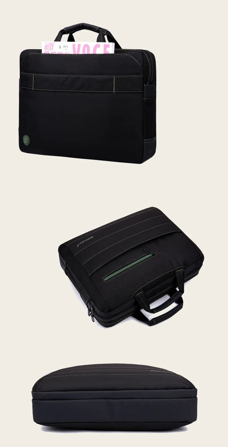 Сумка для ноутбука 15,6 17,3 дюймов, водонепроницаемая сумка для ноутбука Macbook Air Pro 15 17 hp Dell, сумка через плечо для компьютера, портфель, сумки