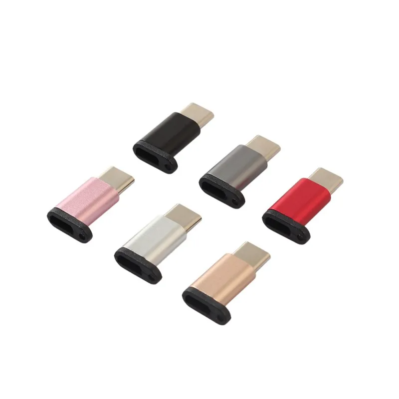 Алюминий Тип-C на Micro USB адаптер USB3.1 зарядный кабель данных Converte Подключите USB C конвертер hot