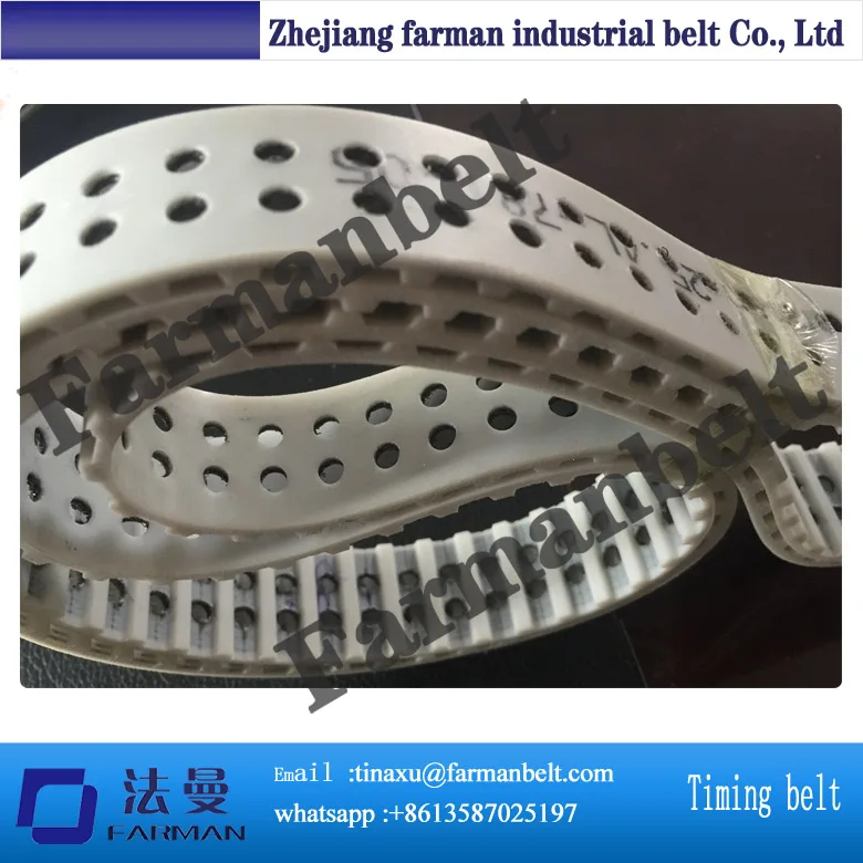 

pu double-side timing belt PU Timing Belt With Greeb Fabric