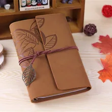 20 шт. 13*19 см, винтажные, в виде листика искусственная кожа Пиратский Обложка для дневника 12 Разноцветные блокноты