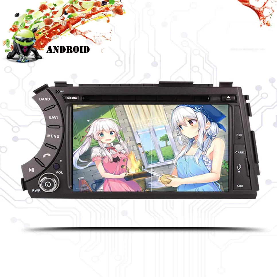 Мультимедийная кассета Ssangyong Actyon/Kyron 2 DIN Android 10 04 Гб ОЗУ 3/4G Gps dvd головное