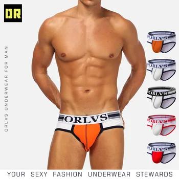 

ORLVS Men Briefs Underwear Men Sexy Breathable Brief Underpant Modal Comfortable Mens Briefs Underwear Shorts Cueca Men Panties