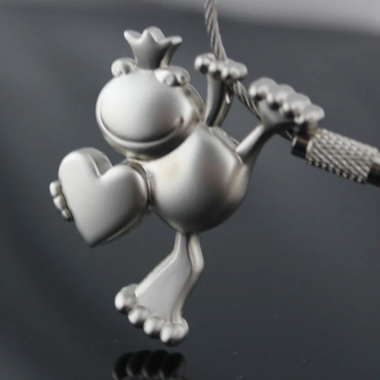 Creative Funny Romantic Sweetheart The Frogs Prince Keychain Key Chain