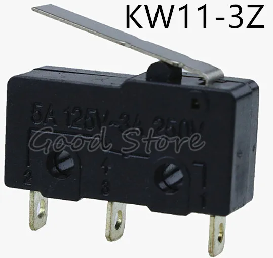 2 шт. 250V 5A 3 контактный тактовый выключатель чувствительных Микровыключатель