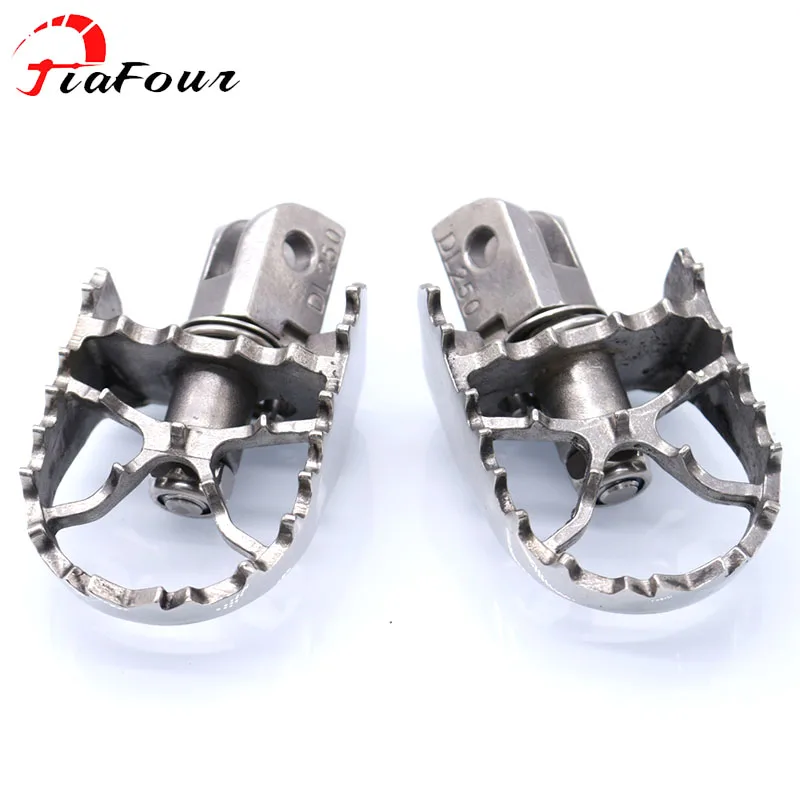 

For SUZUKI GW 250 GW250 INAZUMA 2011-2017 DL250 DL 250 2017-2018 Motorcycle Accessories Rotating Footpegs Foot Pegs