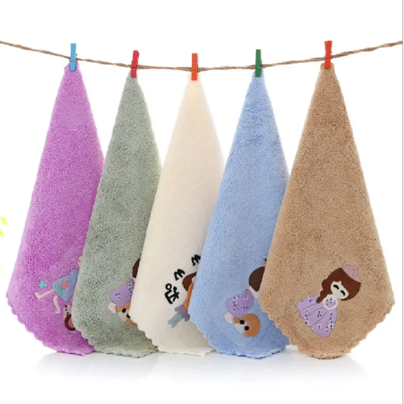 

30*30cm Coral Velvet Baby Towel Handkerchief Infant Face Towel Kids Wipe Cloth Newborn Baby Face Towel Bibs Feeding Cotton Towel