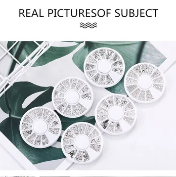 

3D Hollow Nail Art Decoration Metal Mixed Shapes DIY Nail Art Tools Fashion Nail Decorating Stickers metal nail art charm