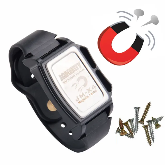 Best Price Powerful Magnetic Wristband Small Metal Nut Screws Nails Components Adsorption Bracelet Magnetizer Electrician Tools    