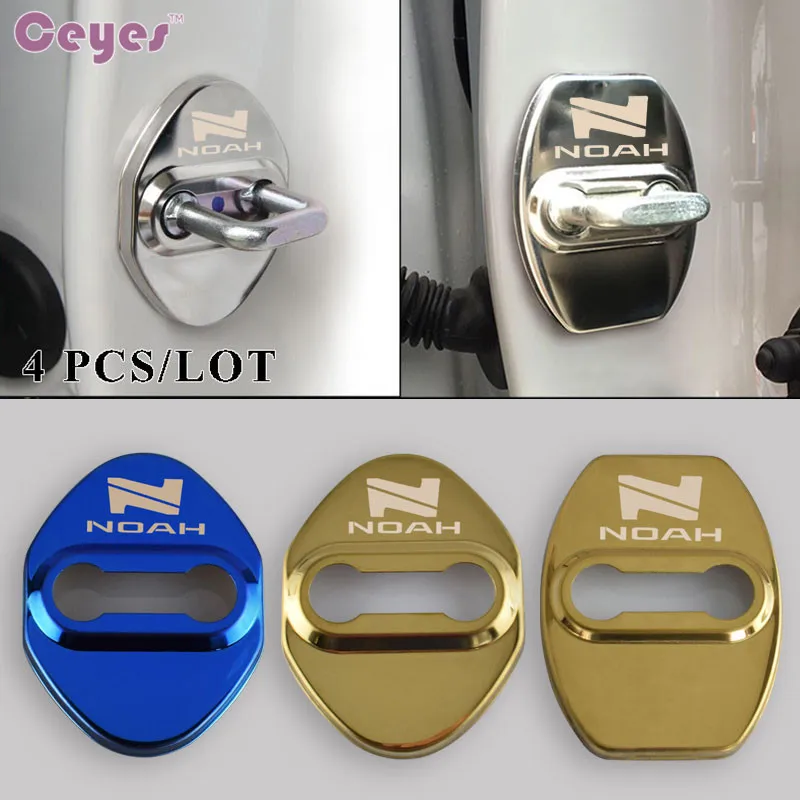 

Ceyes Excellent Car Styling JDM Auto Door Lock Cover Car Accessories Case For Toyota Noah Verso Lexus Badge Car-Styling 4pcs/lot