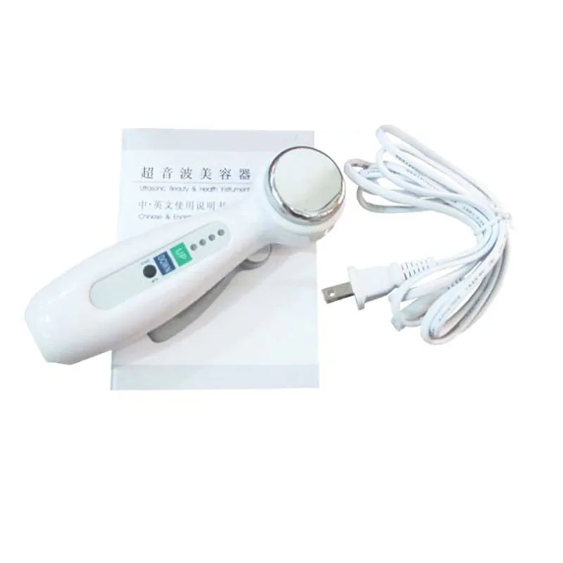 Ultrasonic face skin care massager ultrasound vibrate facial skin care beauty slimming machine  1