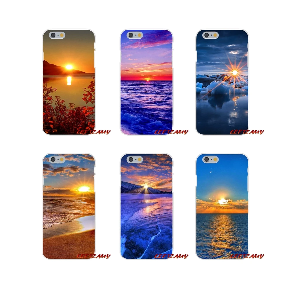 Аксессуары для телефона Чехлы iPhone X XR XS MAX 4 4S 5 5S 5C SE 6 6S 7 8 Plus Sea Level Sunrise Scenery |