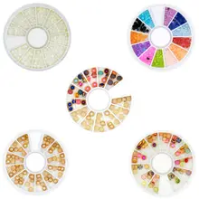 3D Nails Perls Decoration Princess Nail Art Decorations Accesorios Para Manicure Set Pearls for Handicrafts Wholesale Perolas