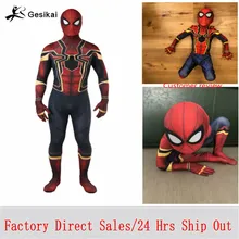 Костюм Человека-паука, костюм Человека-паука, косплей, костюм том Холланд, Железный Человек-паук, костюм disfraz, с фабрики
