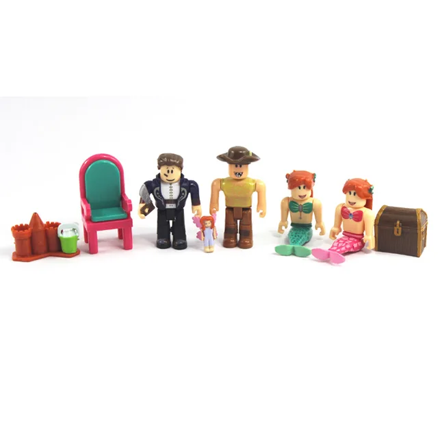 Us 464 7 Offwith Opp Bag New 3 Types Cartoon Pvc Roblox Game Figma Oyuncak Mermaid Action Figure Toys Kids Collections In Action Toy Figures - 