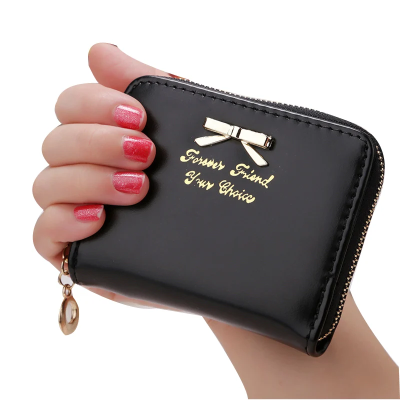 Female Small Wallets Women Credit Card Wallet Short Money Wallet PU