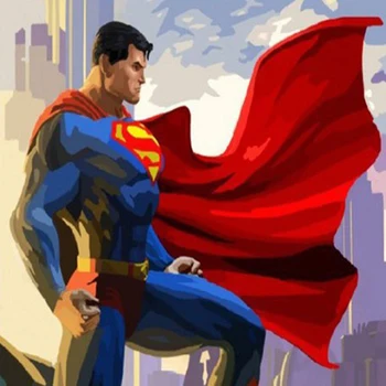 

Diamond Paintings Full Drill Square Round Rhinestone Superman Cartoon Cross Stitch Embroidery Diamonds Mosaic Kits Home Decor 5d