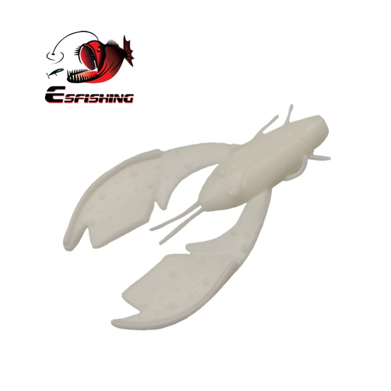 ESFISHING PACA Chunk Craw 75 мм 5,4 г 6 шт. рыболовная мягкая LureLure ловля карпа плавающая приманка Спиннер