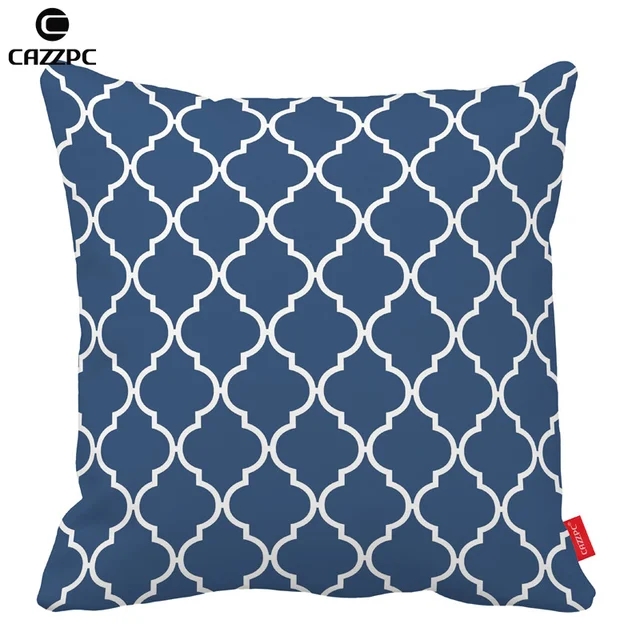navy blue and coral gold navy blue coral quatrefoil cushion cover cases geometric both sides print decorative pillowcases case car sofa navy blue and coral gold navy blue coral quatrefoil cushion cover cases geometric both sides print decorative pillowcases case car sofa