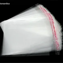 Doreen Box прозрачные Самоклеющиеся пластиковые пакеты, 200 шт 14x8 см(B08676