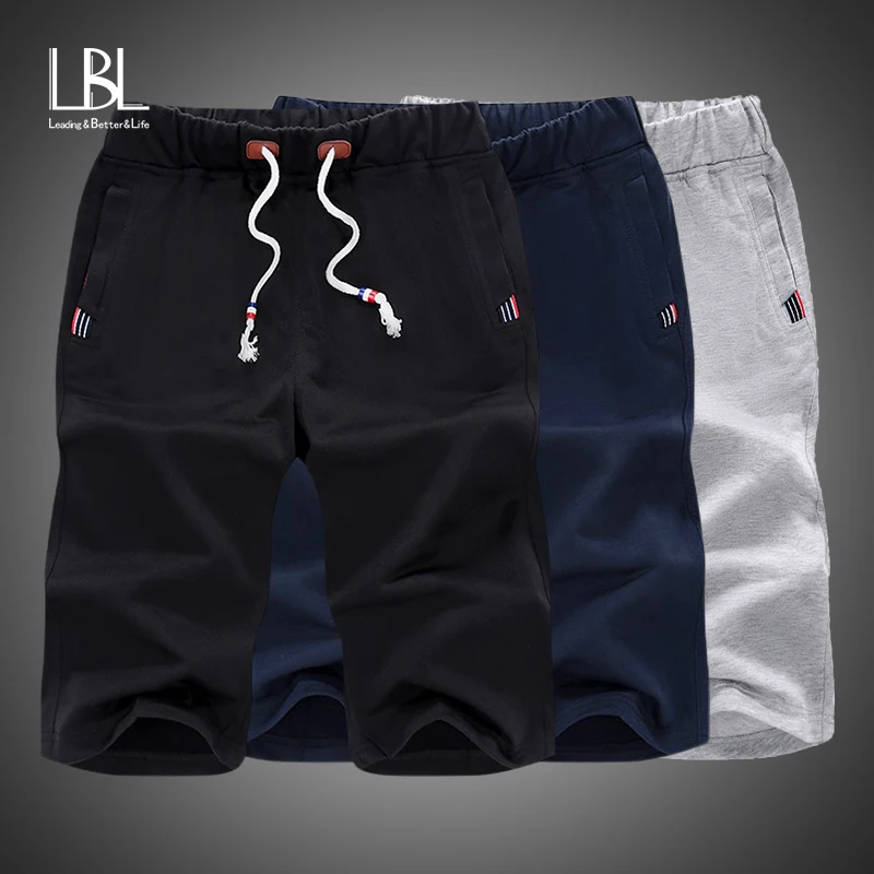 

Fashion Shorts Men Summer Casual Cotton Fitness Beach Shorts Homme Brand Comfortable Loose Short Pants Knee Length Boardshorts