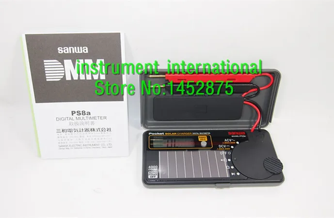 Sanwa PS8A Карманный мультиметр на солнечной батарее DMM 0.7%!! Новинка!|dmm multimeter|pocket