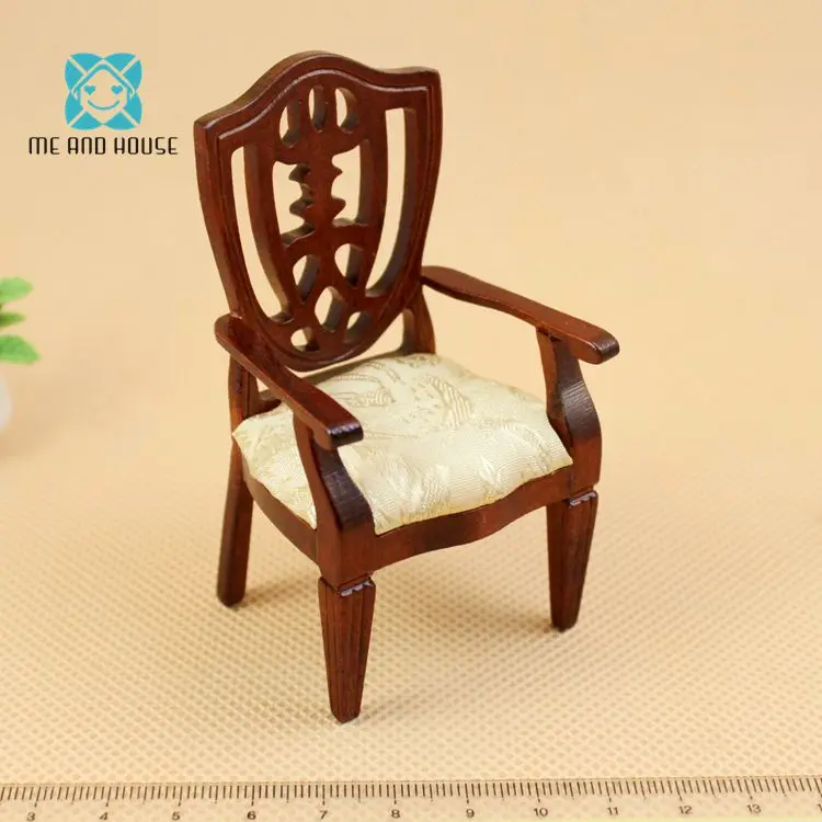 Кукольный домик деревянное кресло мини Fauteuil детская имитация Ob 11 миниатюрный