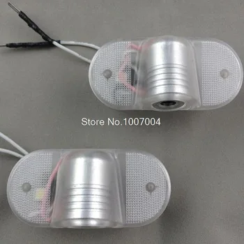 3D Car Welcome light/LED Door Warning Light With Logo shadow  Projector car accessories for Jaguar F-TYPE XJL XKL car stying