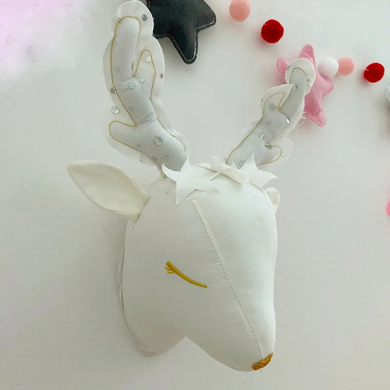 Montagens da Parede da Decoração da Parede da Cabeça dos Cervos Arte da Parede Quarto dos Miúdos Brinquedos Unicórnio Animal Cabeça Nórdico 3d Pendurado Decoração Dropshipping 5 High Quality Brinquedos e hobbies