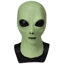 Высокое качество инопланетянин роскошный фильм реквизит латексная маска для мужчин и женщин Хэллоуин вечерние Косплей