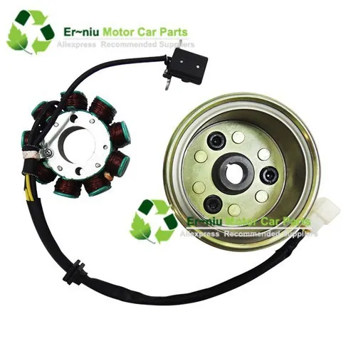 Статор Магнето 9 катушек полюс для C100D мопед скутер Sunl Roketa Vespa ATV Quad Go Kart Багги мотоцикл мотокросс