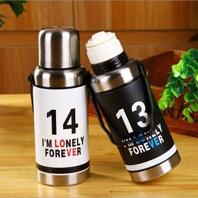 Novel design 360ml Vintage style Outdoor sports Vacuum Flasks keep warm