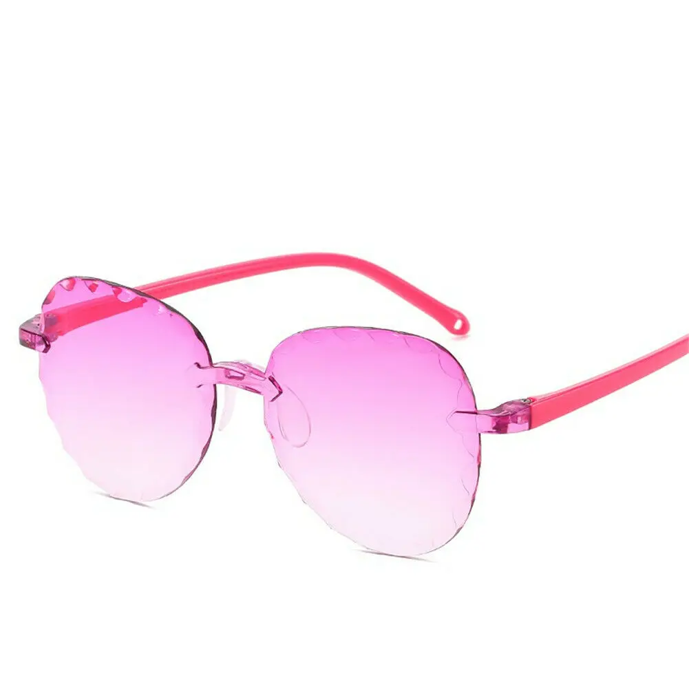 Детские летние аксессуары, детские солнцезащитные очки для девочек, солнцезащитные очки для отдыха, защита от солнца, UV400 солнцезащитные очки, детский реквизит, подарок - Цвет: 602004 D