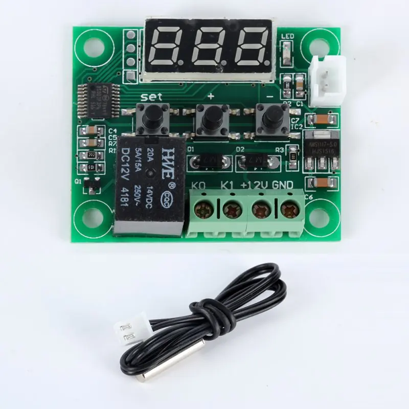 -50-110 Degree DC12V Heat Cool Temp Thermostat Temperature Control Switch Digita