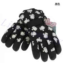 2016 hot sale a pair of winter riding five fingers gloves cold proof cute child outdoor