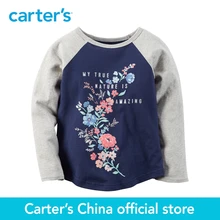 Carter de 1 pcs bébé enfants enfants Floral Raglan Tee 253G546, vendu par Carter de Chine boutique officielle
