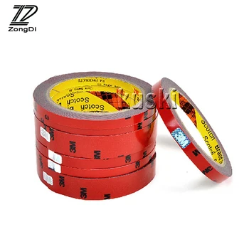 

ZD Car Double-sided car motorcycle Tape Stickers for Peugeot 3008 308 207 407 Nissan Juke X-Trail Hyundai I30 Ix35 Accent Creta