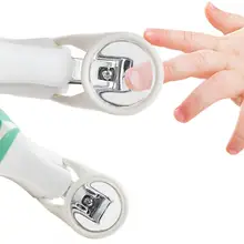 Мультфильм ребенок увеличительное стекло пальцы рук и ног клиппер маникюрный триммер резак