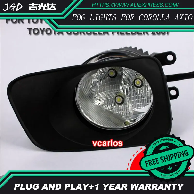 2PCS/Pair LED Fog Light For Toyota Corolla Axio 2007 High Power LED Fog
