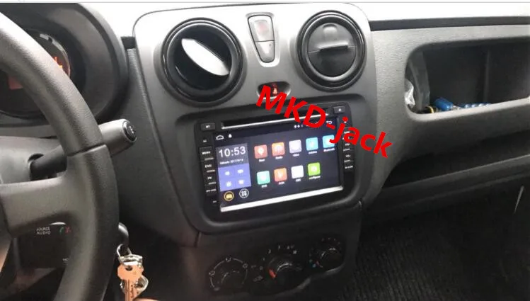 Best MEKEDE 4g LTE Android 7.1 Car DVD Player For Dacia Sandero Duster Captur Lada Xray 2 Logan Trafic X83 2014 GPS radio 8