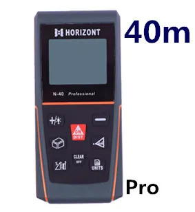 

40m laser distance meter laser rangefinder 40m distance measurer instrument measurement area volume digital measuring tool 013