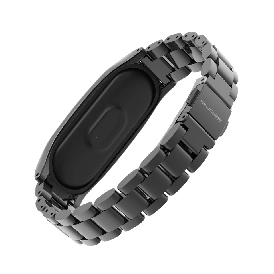 Металлический браслет для Xiaomi Mi Band 4 из нержавеющей стали 3 аксессуары браслета Mi4