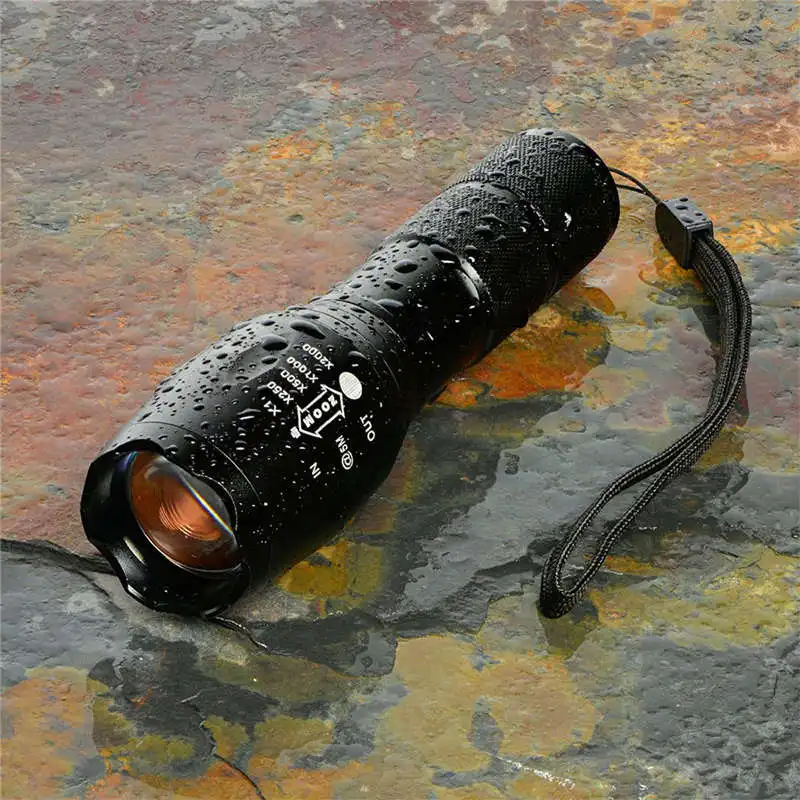 6000LM X800 L2 LED ZOOM torch flashlight t6 Powerful battery lanterna led recarregavel led flashlight 18650 #4S6 (9)